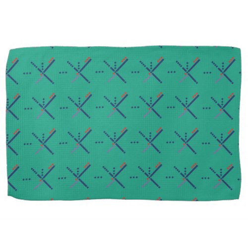 Pattern Portland Airport carpet Hand Towel