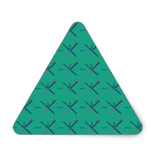 Pattern Portland Airport carpet Triangle Sticker