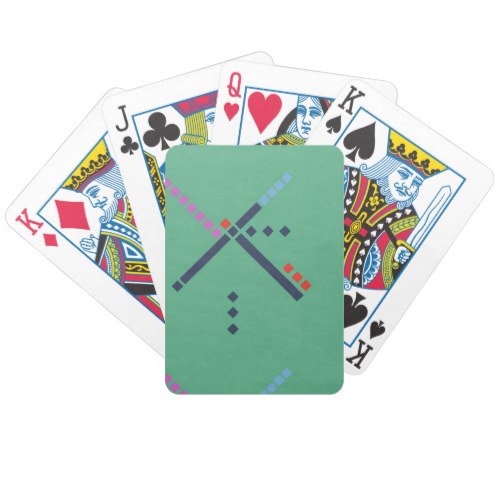 PDX Airport Carpet Bicycle Playing Cards