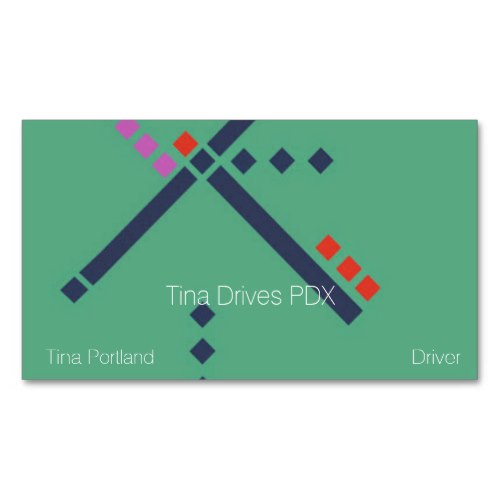 PDX Airport Carpet Business Card