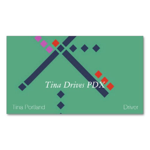 PDX Airport Carpet Business Card
