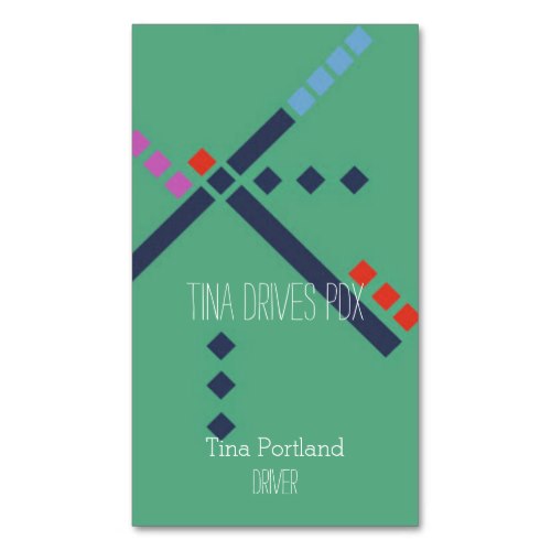 PDX Airport Carpet Business Card