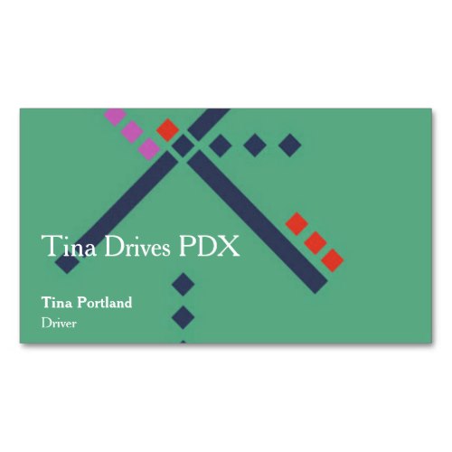PDX Airport Carpet Business Card