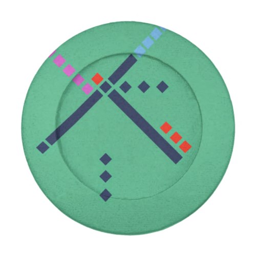 PDX Airport Carpet Button Covers