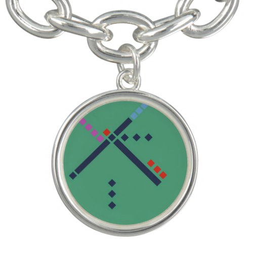 PDX Airport Carpet Charm Bracelet