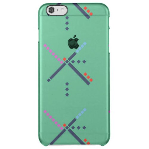 PDX Airport Carpet Clear iPhone 6 Plus Case