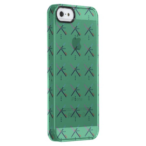 PDX Airport Carpet Clear iPhone SE/5/5s Case
