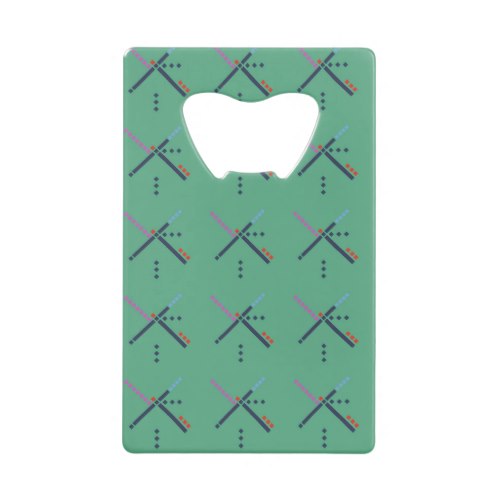 PDX Airport Carpet Credit Card Bottle Opener