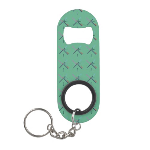 PDX Airport Carpet Keychain Bottle Opener