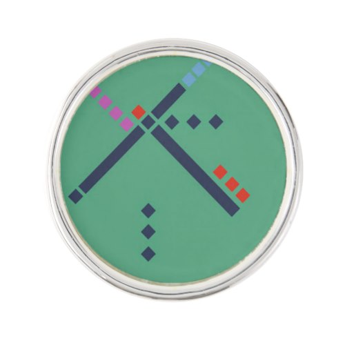 PDX Airport Carpet Lapel Pin