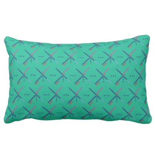 PDX Airport Carpet Pattern Portland Oregon Throw Pillow
