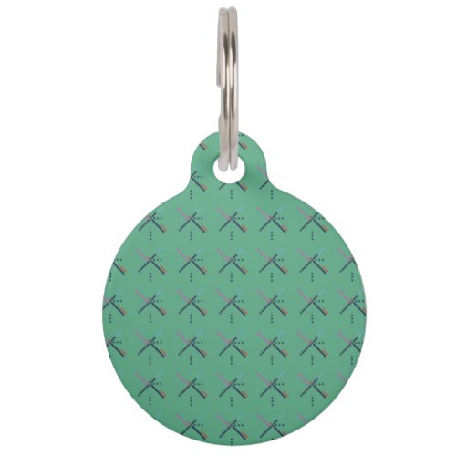 PDX Airport Carpet Pet ID Tag