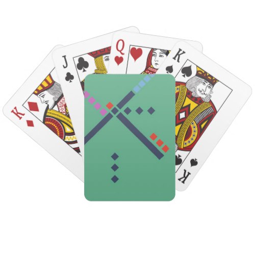 PDX Airport Carpet Poker Cards