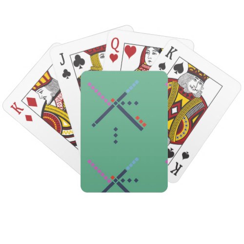 PDX Airport Carpet Poker Cards
