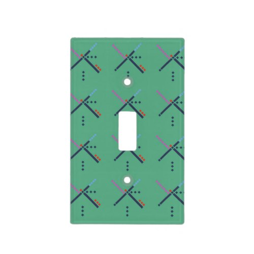 PDX Airport Carpet Portland ORegon Light Switch Cover