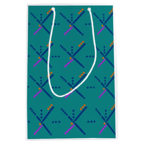 PDX Airport Carpet Portland Oregon Medium Gift Bag