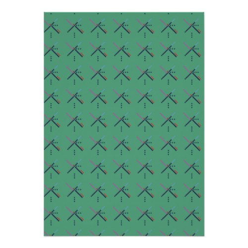 PDX Airport Carpet Poster