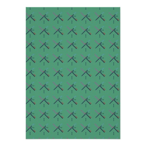 PDX Airport Carpet Poster