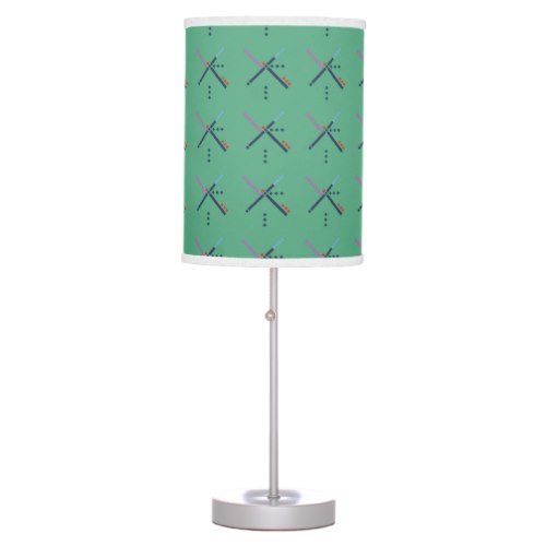 PDX Airport Carpet Table Lamp
