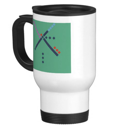 PDX Airport Carpet Travel Mug