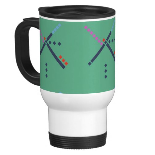 PDX Airport Carpet Travel Mug