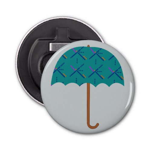 PDX Airport Carpet Umbrella Bottle Opener