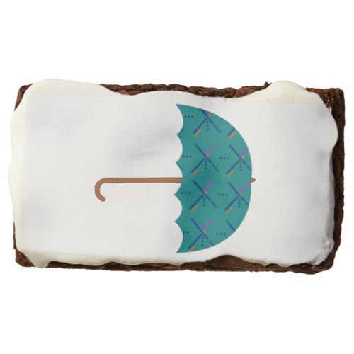 PDX Airport Carpet Umbrella Brownie