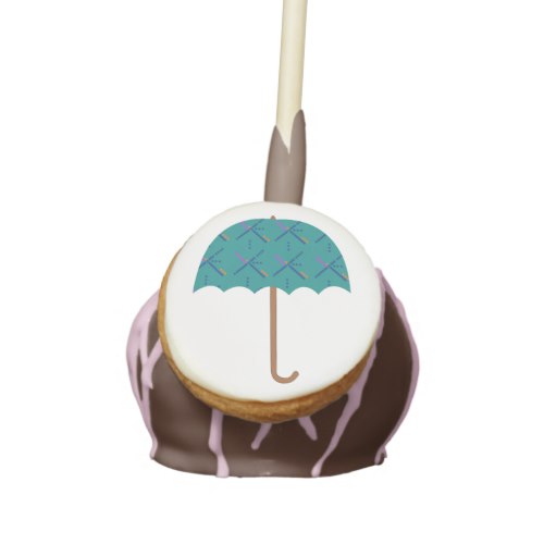 PDX Airport Carpet Umbrella Cake Pops