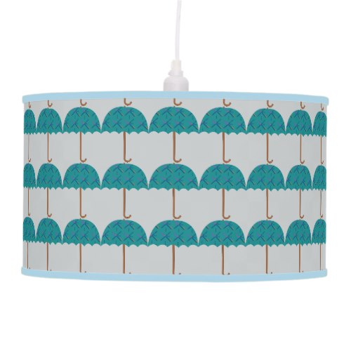 PDX Airport Carpet Umbrella Ceiling Lamp