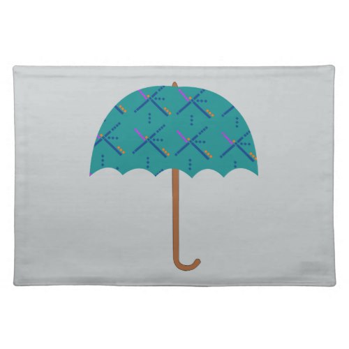 PDX Airport Carpet Umbrella Cloth Placemat