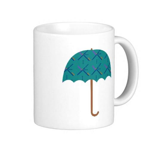PDX Airport Carpet Umbrella Coffee Mug
