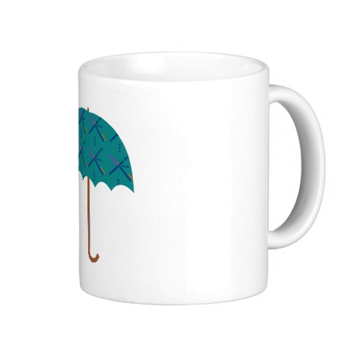 PDX Airport Carpet Umbrella Coffee Mug