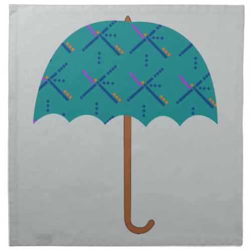 PDX Airport Carpet Umbrella Napkin