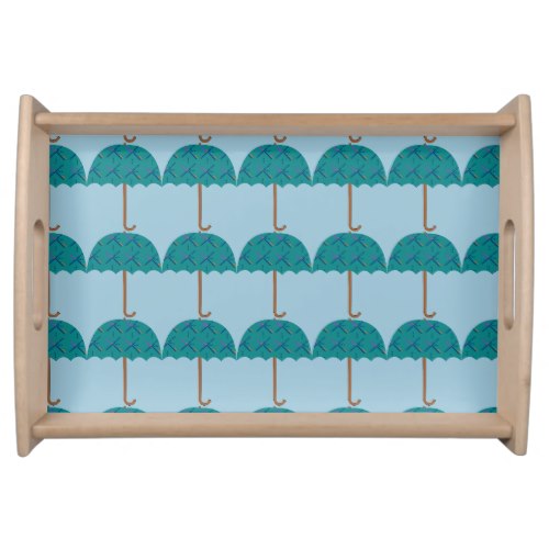 PDX Airport Carpet Umbrella Serving Tray