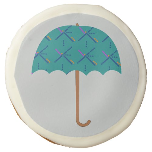 PDX Airport Carpet Umbrella Sugar Cookie