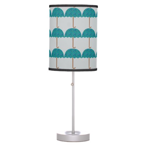 PDX Airport Carpet Umbrella Table Lamp