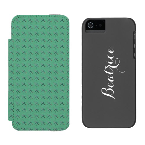 PDX Airport Carpet Wallet Case For iPhone SE/5/5s