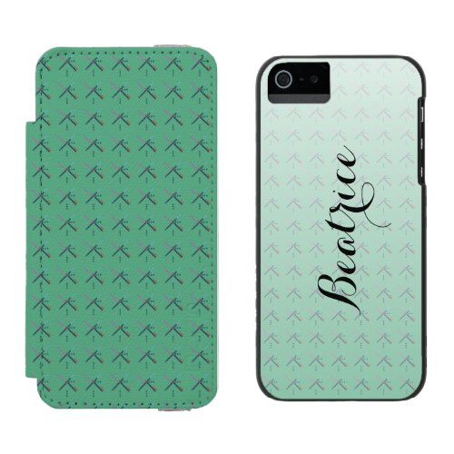 PDX Airport Carpet Wallet Case For iPhone SE/5/5s