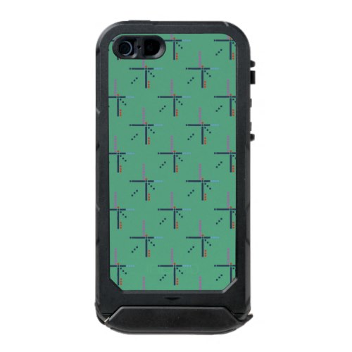 PDX Airport Carpet Waterproof Case For iPhone SE/5/5s