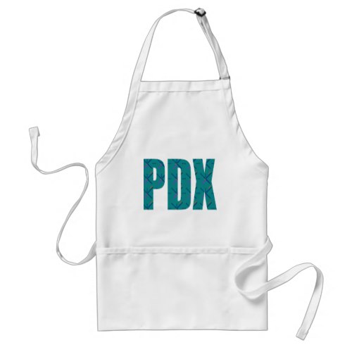 PDX Letters Portland Airport Carpet Adult Apron