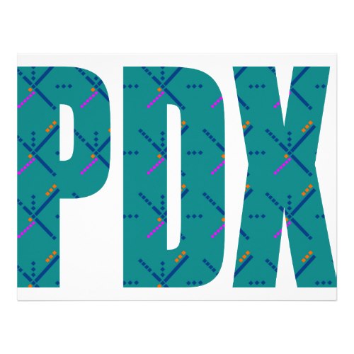 PDX Letters Portland Airport Carpet Letterhead