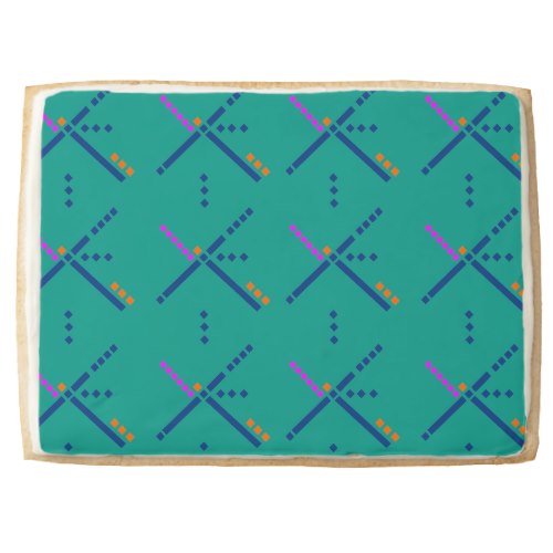 PDX Portland Airport Carpet Oregon Jumbo Shortbread Cookie