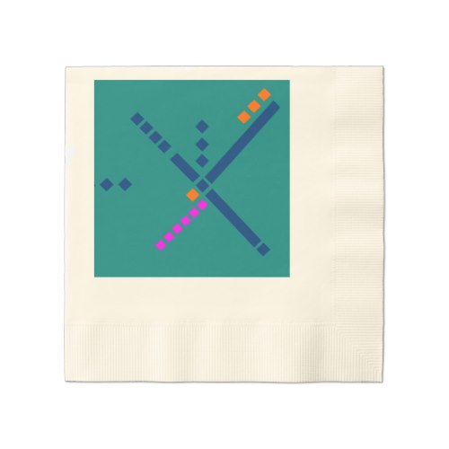 PDX Portland Airport Carpet Oregon Paper Napkin