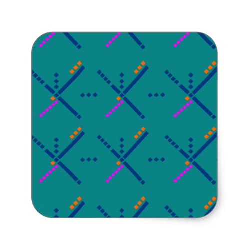 PDX Portland Airport Carpet Square Sticker