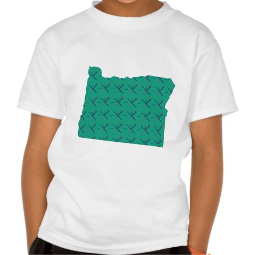 Portland Airport carpet Oregon map T Shirt