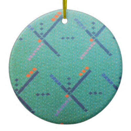 Portland Oregon Airport Carpet Ceramic Ornament