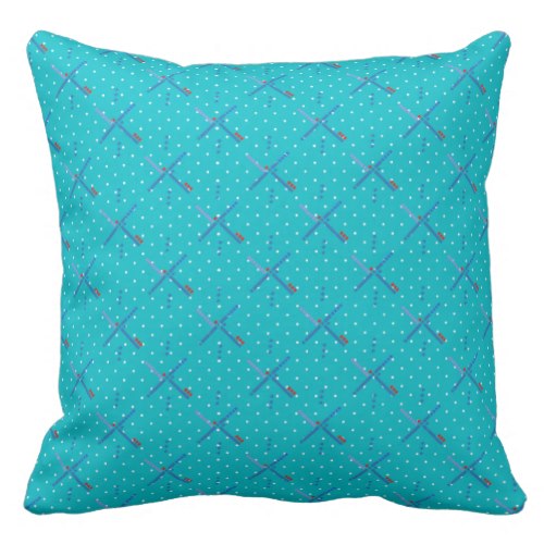 Portland Oregon Airport famous carpet pattern Pillow