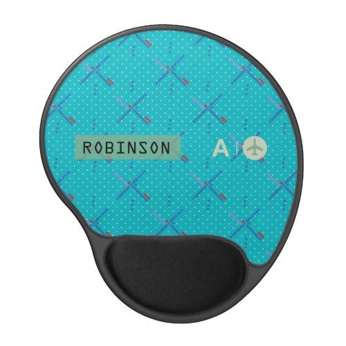 Portland Oregon Airport famous carpet personalized Gel Mouse Pad