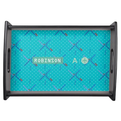 Portland Oregon Airport PDX code personalized Serving Tray