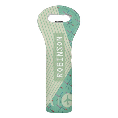 Portland Oregon Airport PDX code personalized Wine Bag